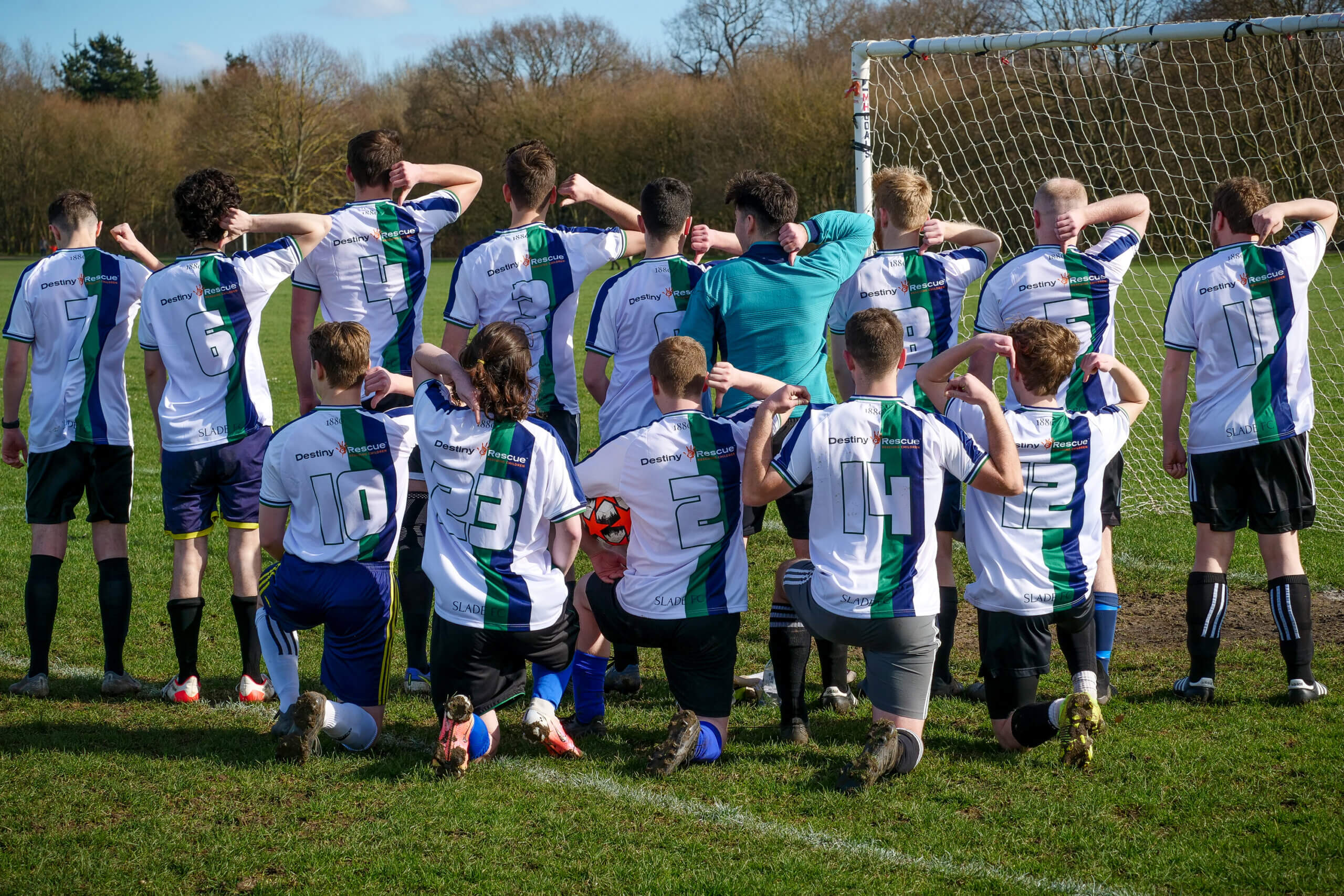 British football clubs debut shirts proudly representing Destiny Rescue